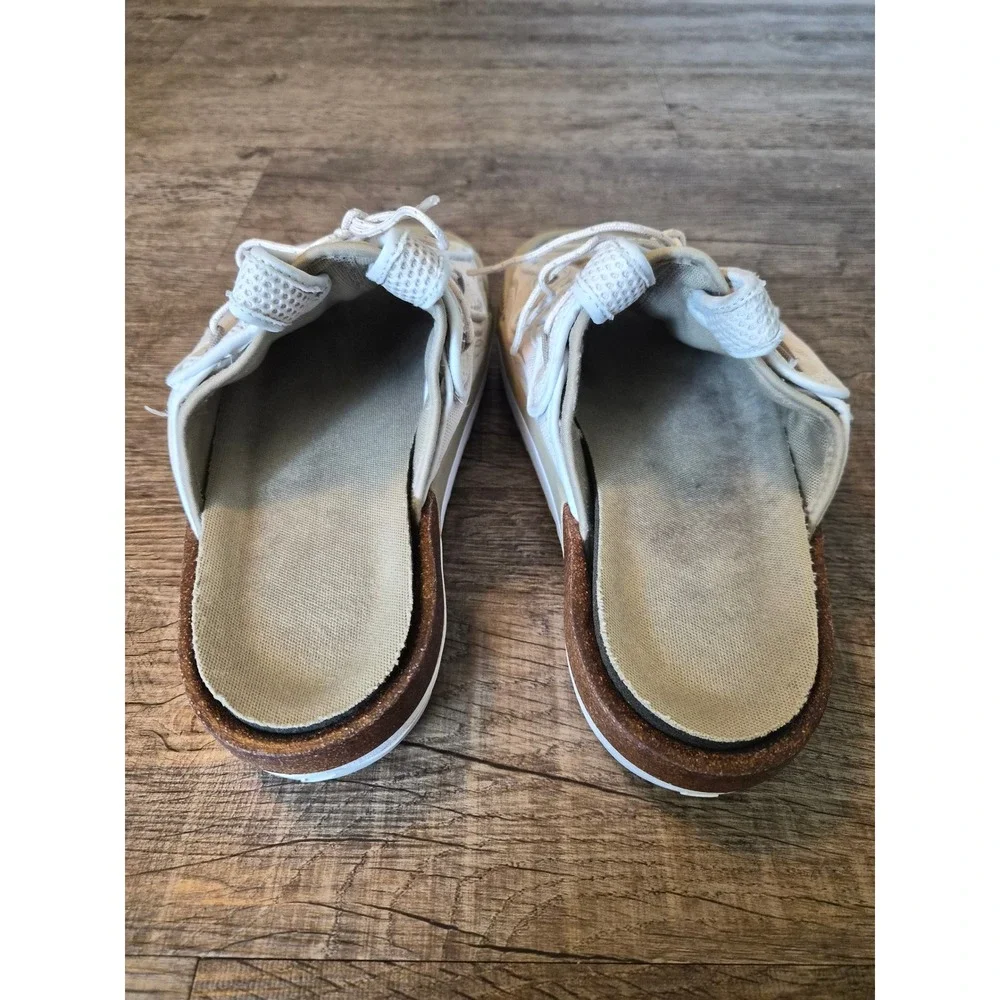 Nike Offline 2.0 Light Bone Cashmere Mules CZ0332-201 Mens 10.5